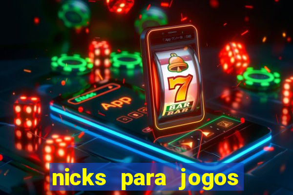 nicks para jogos de tiro